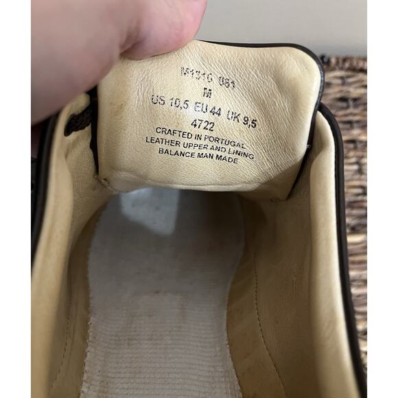 Samuel Hubbard Brown Leather Mens Shoes Shoes Vibram Sole 10.5 ( No Sole main image 3